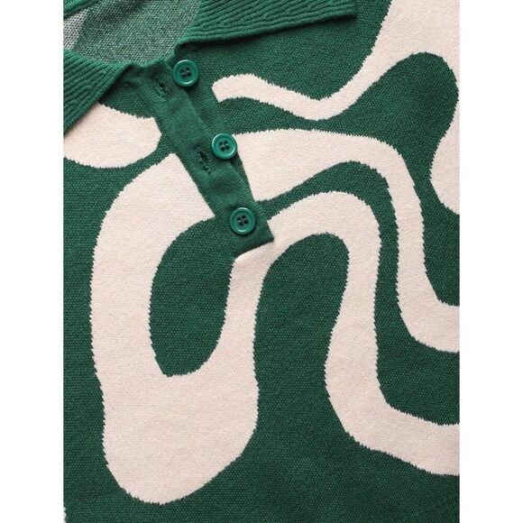 Cider Everyday Illusion Psychadelic Swirl Pullover Sweater Small - Picture 4 of 8